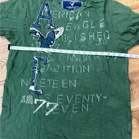 American Eagle Outfitters Green Short Sleeve Tee - Picture 3 of 5